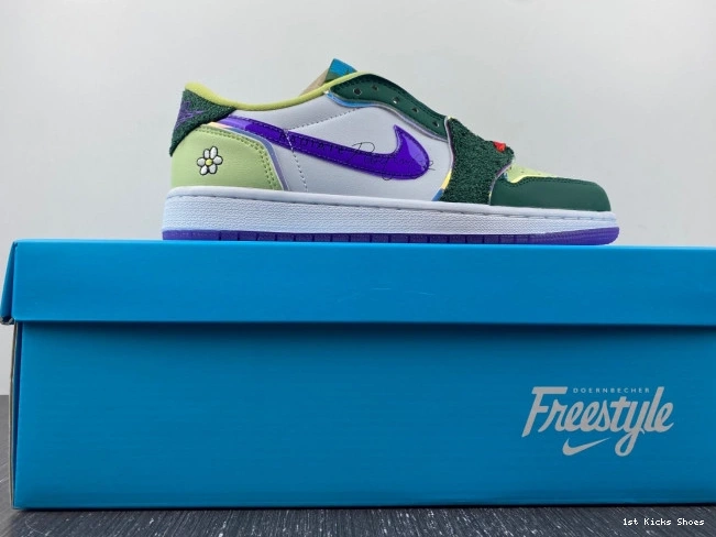 1st Kicks Shoes 1 Low Doernbecher OG Jordan (2023) FD9665-351 Retro 0815